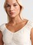 31848 Fiyonk Detaylı Dantel Top-Ekru 3