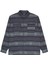 Offshore Jacquard Flannel Erkek Mavi Gömlek 6