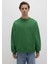 0S10415-85916 Bisiklet Yaka Yeşil Sweatshirt 3