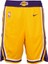 AJ5617-728 Los Angeles Lakers Nba Basketbol Erkek Şort Sarı 1