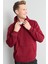 Çetinkaya Mentality 3035 3 Ip Kapşonlu Bordo Sweatshirt 2