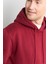 Çetinkaya Mentality 3035 3 Ip Kapşonlu Bordo Sweatshirt 3