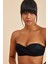 Bali Siyah Balenli Dolgulu Straplez Push-Up Bikini Üst 6