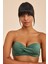 Bali Yeşil Balenli Dolgulu Straplez Push-Up Bikini Takım 7