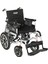 Akülü Tekerlekli Sandalye | Katlanabilir, Çelik Şase ve Elektromanyetik Fren Sistemli R101 1