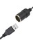 USB 2.0 5 Volt - 2 Amper To 12 Volt - 0.8 Amper Araç Çakmak Fi̇şi̇ Di̇şi̇ Çevi̇ri̇ci̇ 2