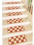 Dama Desenli 5 Adet 25X65 cm Merdiven Halısı Chess Koleksiyonu Merdivenlik 1