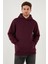 Regular Fit Kapüşonlu Kanguru Cepli Içi Tüylü Yumuşak Şardonlu Sweat Erkek Sweat 5905281 1