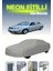 Gri [skoda Fabia Sedan 2001 - 2006] Uyumlu Neon Fitilli Araba Brandası, Su ve Toz Geçirmez 5