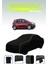 Siyah [citroen C2 Vts 2003 - 2009] Uyumlu Neon Fitilli Araba Brandası, Su ve Toz Geçirmez 5