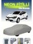 Gri [renault Clio - 5 Kapılı 2012 - 2016] Uyumlu Neon Fitilli Araba Brandası, Su ve Toz Geçirmez 5