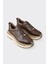 Kahve Deri Erkek Spor Ayakkabı 2