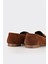 Kahve Deri Kadın Loafer 5