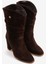 Hakiki Deri Süet Kadın Çizme 25-100670K 3