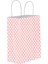 Kraft Burgu Saplı Pembe Puantiyeli Çanta 32X40X12CM 50 adet 1