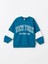 Lcw Kids Petrol Bisiklet Yaka Baskılı Erkek Bebek Sweatshirt ve Pantolon 2'li Takım 2