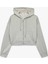 Modal Kumaş Cepli Uzun Kollu Fermuarlı Kapüşonlu Sweatshirt 1
