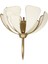 Lotus Model Dekoratif Pilli Duvar Apliği -Eskitme Çerçeveli Kumaş Kaplama- Modern Aydınlatma 2