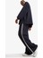 D1458 Siyah Defactofit Wide Leg Geniş Paça Cepli Standart Boy Modal Soft Touch Pantolon 3