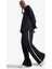 D1458 Siyah Defactofit Wide Leg Geniş Paça Cepli Standart Boy Modal Soft Touch Pantolon 4