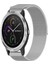 Garmin Vivoactive 3 ile Uyumlu Kordon Hasır Metal Örgü Mıknatıslı Milano Kayış 1