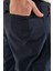 Erkek Lacivert Standart Kesim 5 Cepli Nefes Alan Likralı Outdoor Kargo Pantolon 8