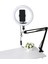 Masaüstü Yaylı Tripodlu 10'' Ring Light LED Işıklı Telefon Tutucu – 360° Ayarlanabilir Kol, Vlogger ve Canlı Yayın Işığı 5