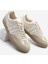 Kadın Sneaker Bağcıklı Düz Taban Spor Ayakkabı Tiyone Bej 1