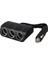 1521 12-24V 120W 80 cm Kablolu 3'lü Araç Çakmak Çoklayıcı 3