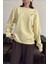 Kalp Broşlu Orj Sweatshirt- Sarı 5
