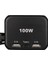 1655 12-24V Type-C + Çift Usb-A Girişli 100W 2'li Araç Çakmak Çoklayıcı 3
