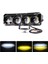 4 Ledli Beyaz-Sarı Delici LED Sis Farı Off Road Kamyon Tır Forklift 12-24V Uyumlu (1 Adet) 1