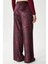 Leopar Desen Pantolon Bordo 2