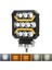 Lüks Model Off Road Sis Farı Beyaz-Turuncu 2 Mod Çakarlı Çalışma Lambası 12-24 Volt (1 Adet) 1