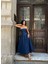 Straplez Denim Midi Elbise 3