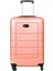 Pc ve Abs Sert Yanlı Kabin Boy Valiz Pembe 1