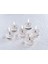Glass Cylınder Kristal Cam Dekoratif Mum - 6'lı 2