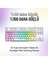 60 Tuş Mekanik Klavye Rgb Aydınlatmalı Oyuncu Klavyesi Red Switch Q Kablolu Hot Swap Beyaz Klavye 6