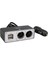 1647 12-24V Çift USB Girişli 100W 70CM Kablolu 2'li Araç Çakmak Çoklayıcı 2