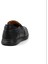 Erkek Siyah Hakiki Deri Ayakkabı, Ortopedik Taban Loafer Ayakkabı Günlük Casual Ayakkabı 5