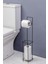 Metal Kağıt Havluluk ve WC Kağıtlık Organizer 64x13x12 cm Siyah 5