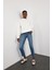 Beyaz Basic Sweatshirt 2