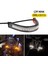 Motosiklet Sinyal ve Gündüz Ledi 12 Volt Sinyal + Beyaz Drl Esnek LED (2 Adet) 5