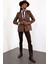 Kahverengi Binici Blazer Ceket 130989 4