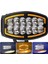 10'' Beyaz Turuncu LED Spot Projektör + Drl Tır Kamyon Off Road 12-24VOLT 1 Adet 1