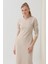 Kadın Basic Uzun Kollu Triko Maxi ELBISE-12591ELB 1