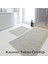 Banyo Pamuk Paspas Seti, Kaymaz Taban, Şık ve Dayanıklı 60X100 / 60X50 Ölçülerinde 1