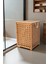Bambu Çamaşır Sepeti 62x45 cm Kulplu Taşınabilir Bezli DB-0041 2