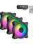 Air Turbine 3in1 A-Rgb Rgb Fan Set Kit 3X120MM Sessiz Kasa Fanı 1