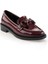 Bordo Kadın Loafer Ayakkabı K01216401398 2